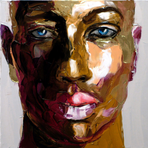 Francoise Nielly Portrait Palette Painting Expression Face046